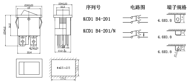 KCD1 B4-201/N: tech img